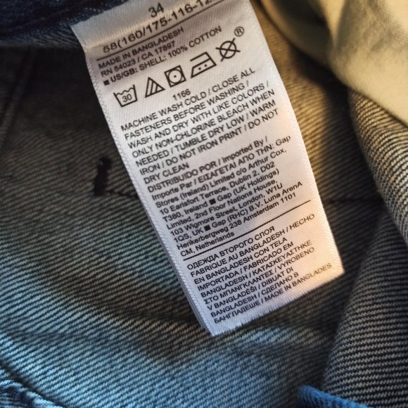 Banana Republic Jeans High-Rise Relaxed Wide Leg Size 34 - Picture 8 of 10